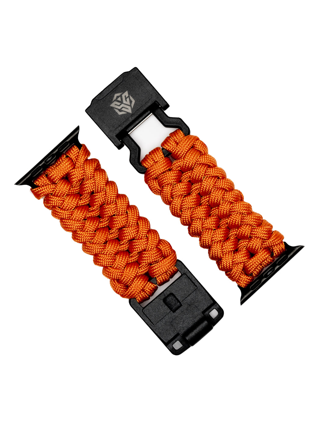 Strapcord Handcrafted Apple Watch Band - Burnt Orange- Paracord Apple Watch 1/2/3 (38mm)
