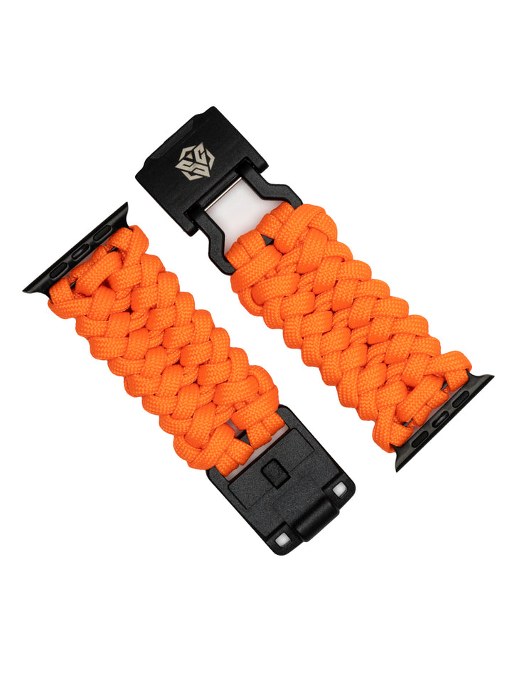 Strapcord Ribs Apple Watch Strap Article 010 Rave Orange 3 1065 x 1420